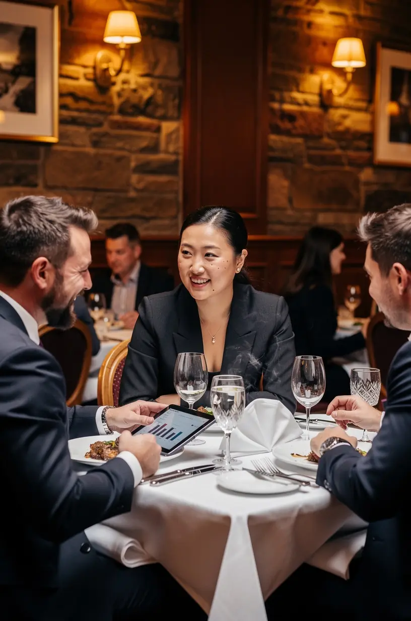 Professional team collaboration